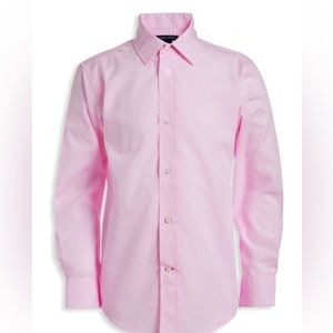 Tommy Hilfiger Boys Gingham Check button down dress shirt, size 10